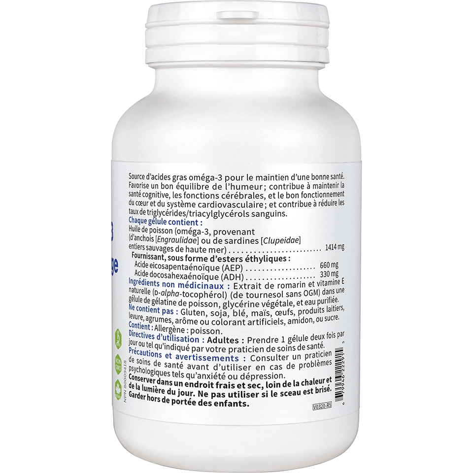 Oméga 3 Sauvage AEP 660 - ADH 330 120 capsules – Image 3